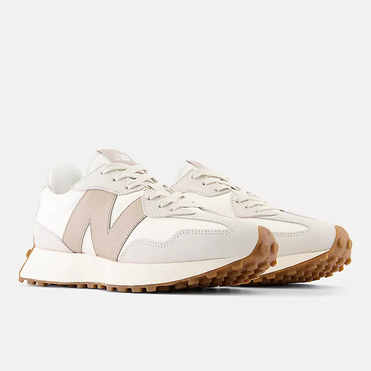 13代購 New Balance NB 327 白棕奶 男鞋 休閒鞋 復古球鞋 IU 大N U327LZ-細節圖2