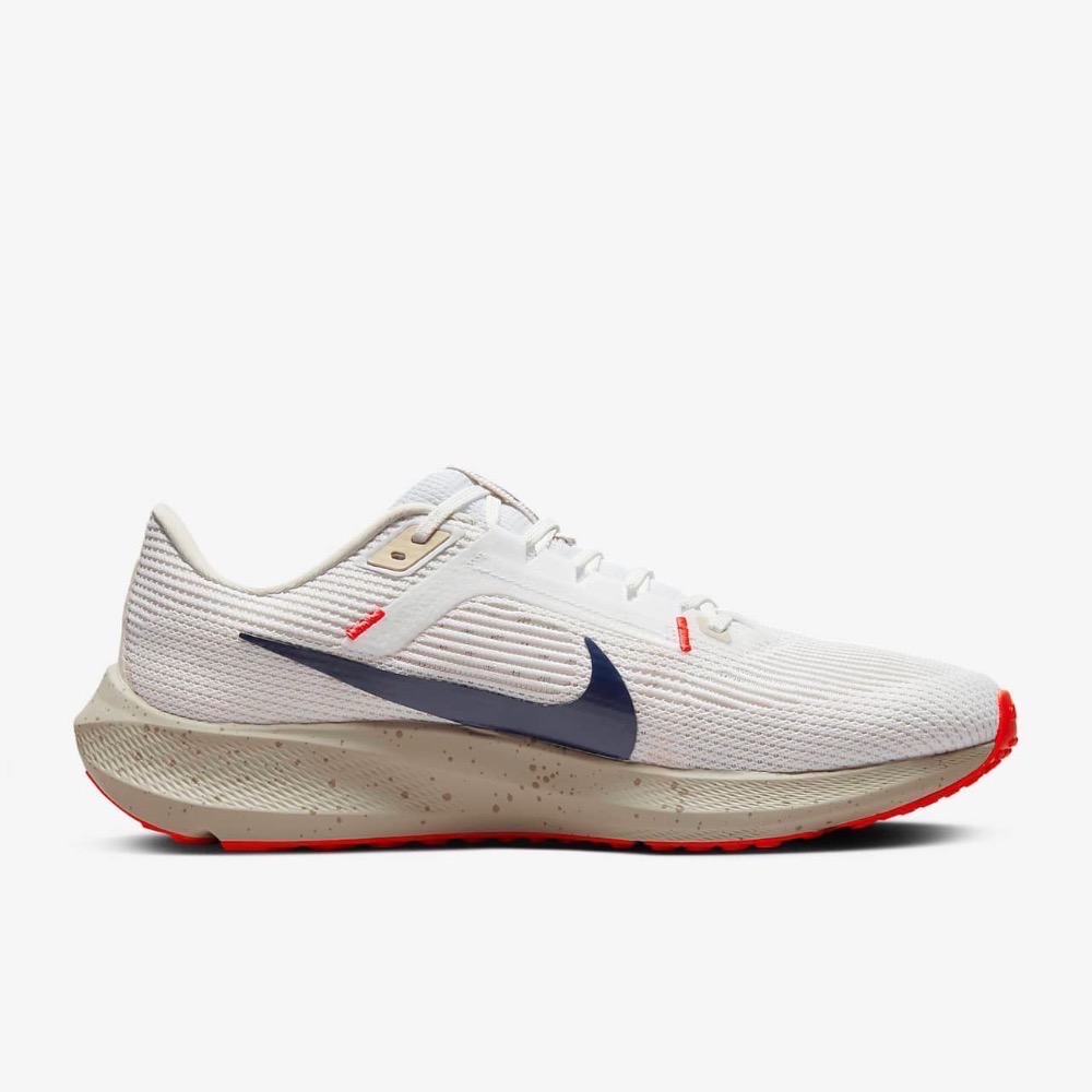 13代購 Nike Air Zoom Pegasus 40 白灰藍 男鞋 慢跑鞋 訓練鞋 DV3853-100-細節圖3