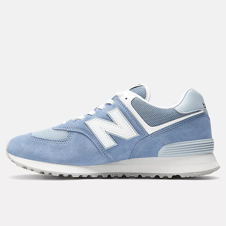 13代購 New Balance NB 574 藍白灰 男鞋 女鞋 休閒鞋 復古球鞋 IU U574FDG-D-細節圖3