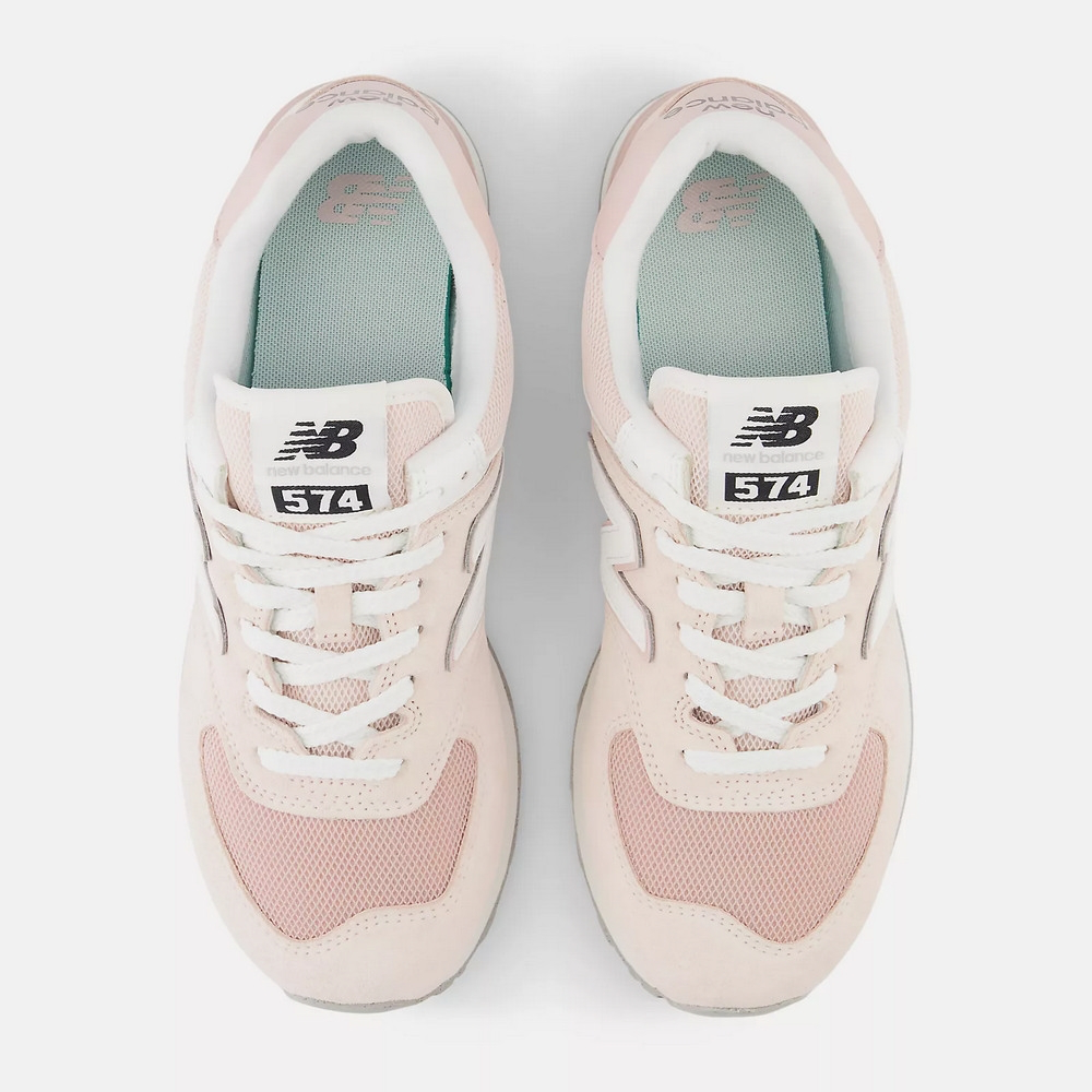 13代購 New Balance NB 574 粉白灰 女鞋 休閒鞋 復古慢跑鞋 基本款 U574FPP-D-細節圖5