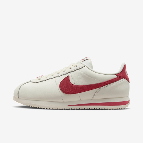 13代購 W Nike Cortez SE 米白紅 女鞋 休閒鞋 復古球鞋 阿甘鞋 FZ5167-133