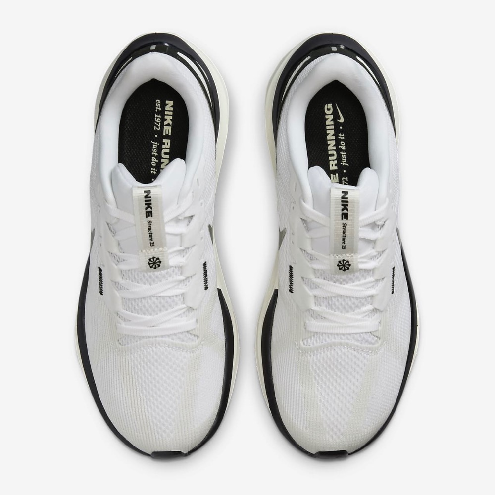 13代購 W Nike Air Zoom Structure 25 白奶黑 女鞋 慢跑鞋 訓練鞋 DJ7884-104-細節圖5