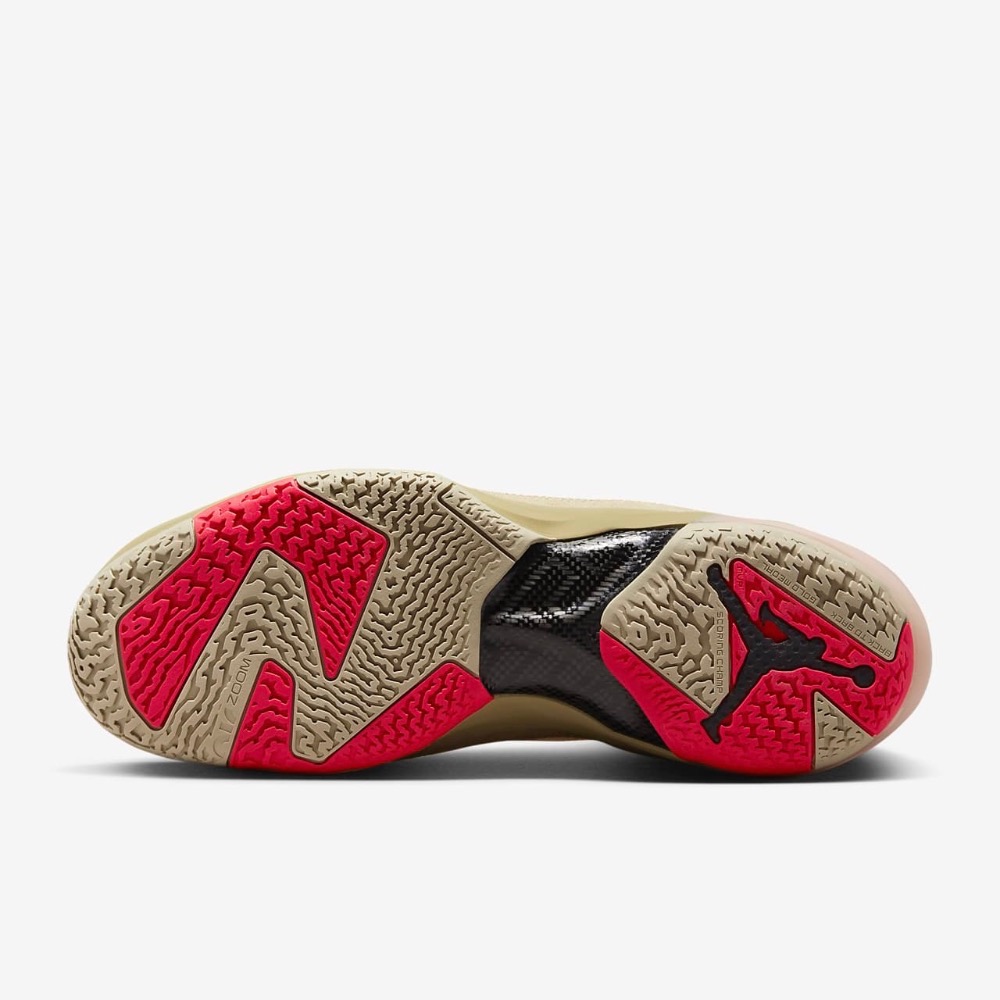 13代購 Nike Air Jordan XXXVII PRM PF 卡其紅 男鞋 籃球鞋 喬丹 FD6720-200-細節圖4