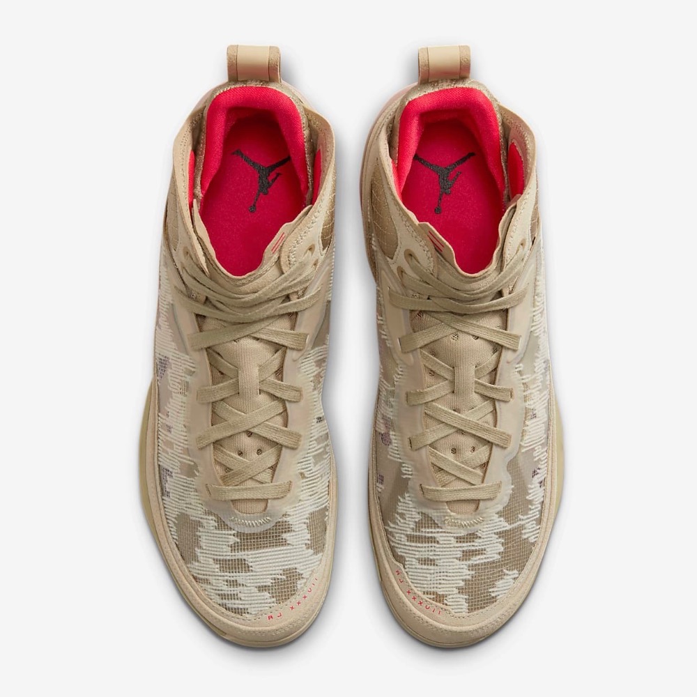 13代購 Nike Air Jordan XXXVII PRM PF 卡其紅 男鞋 籃球鞋 喬丹 FD6720-200-細節圖5
