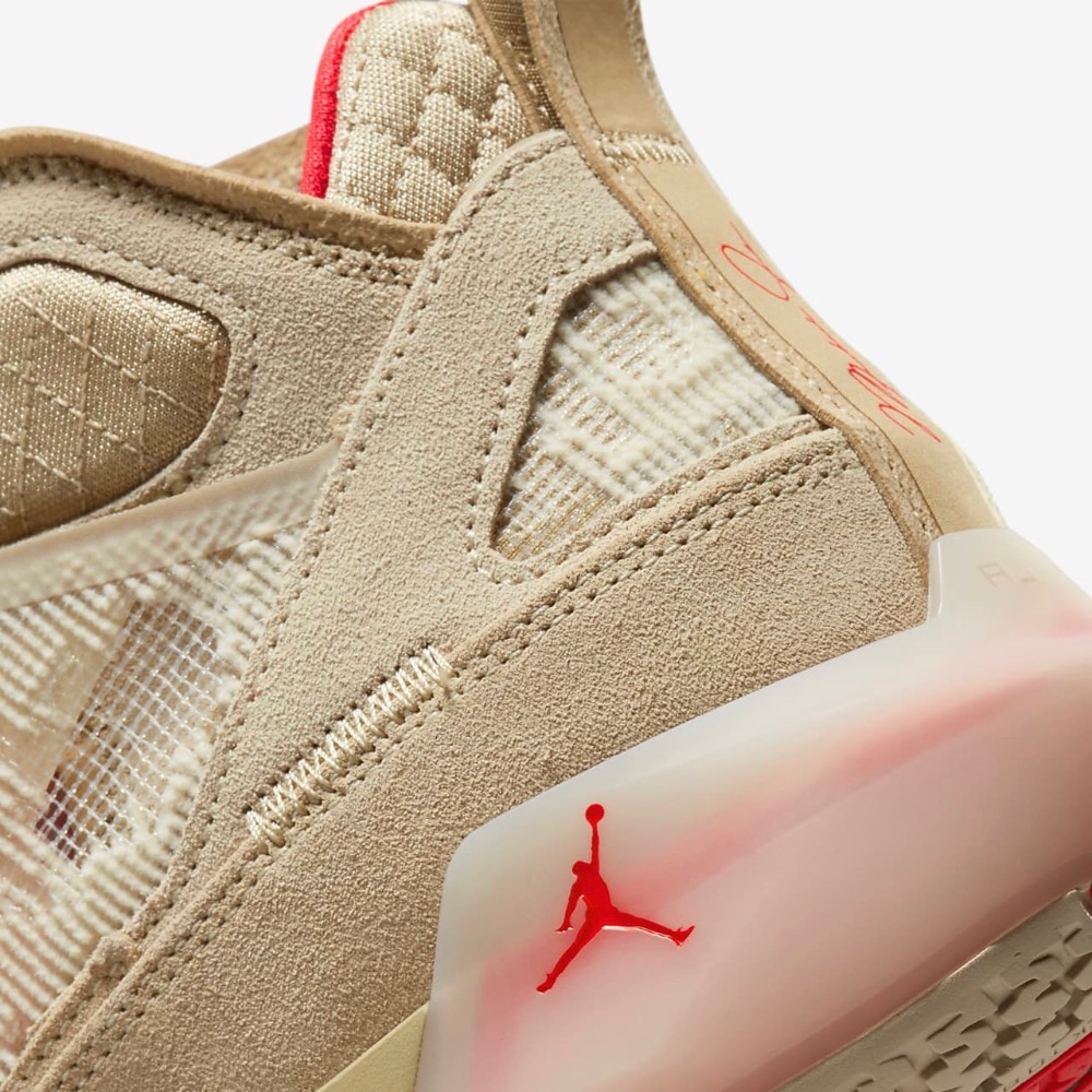 13代購 Nike Air Jordan XXXVII PRM PF 卡其紅 男鞋 籃球鞋 喬丹 FD6720-200-細節圖8