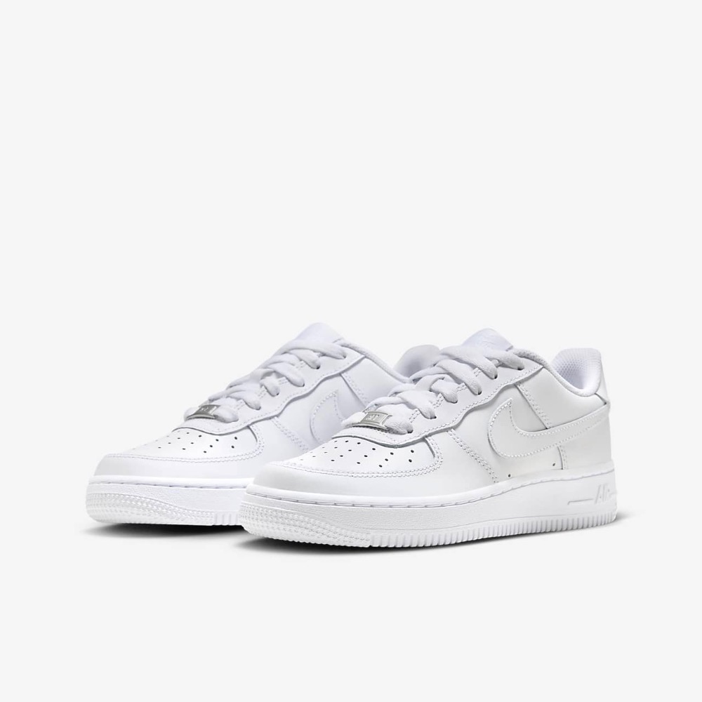 13代購 Nike Air Force 1 LE GS 白色 大童鞋 女鞋 休閒鞋 復古球鞋 DH2920-111-細節圖2