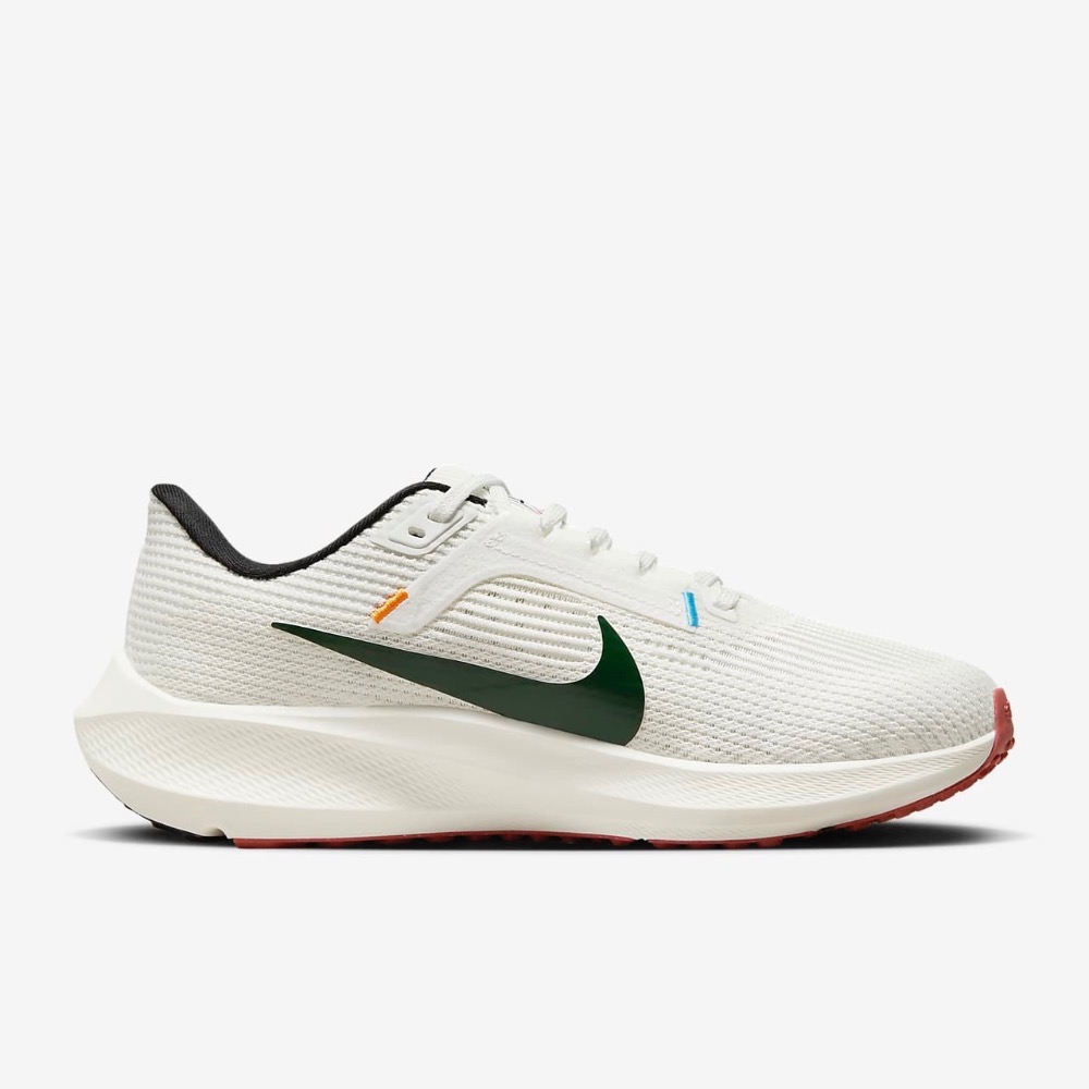 13代購 W Nike Air Zoom Pegasus 40 白綠 彩色 女鞋 慢跑鞋 訓練鞋 FN8919-191-細節圖3