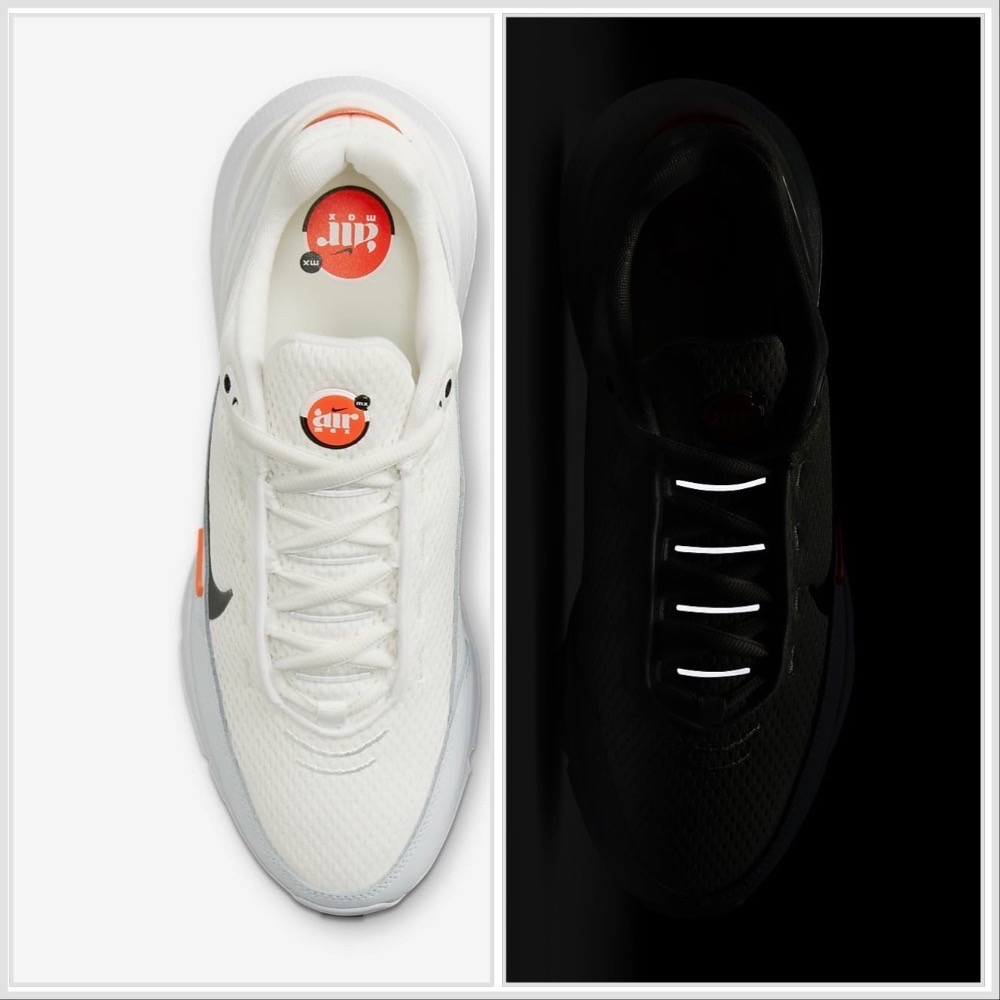13代購 Nike Air Max Pulse 白灰黑橘 男鞋 休閒鞋 復古慢跑鞋 氣墊鞋 反光 DR0453-100-細節圖5