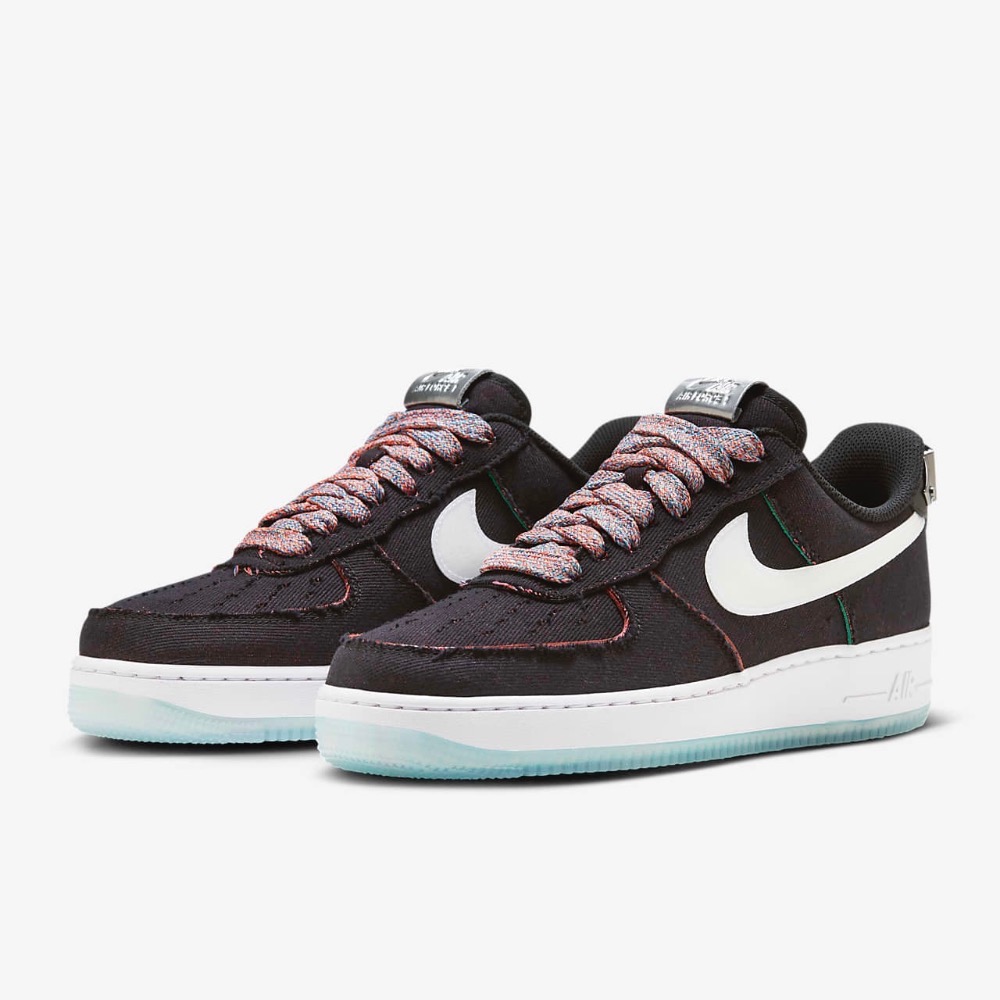 13代購 Nike Air Force 1 07 PRM 2 黑白 男鞋 女鞋 休閒鞋 復古球鞋 FN8883-011-細節圖2