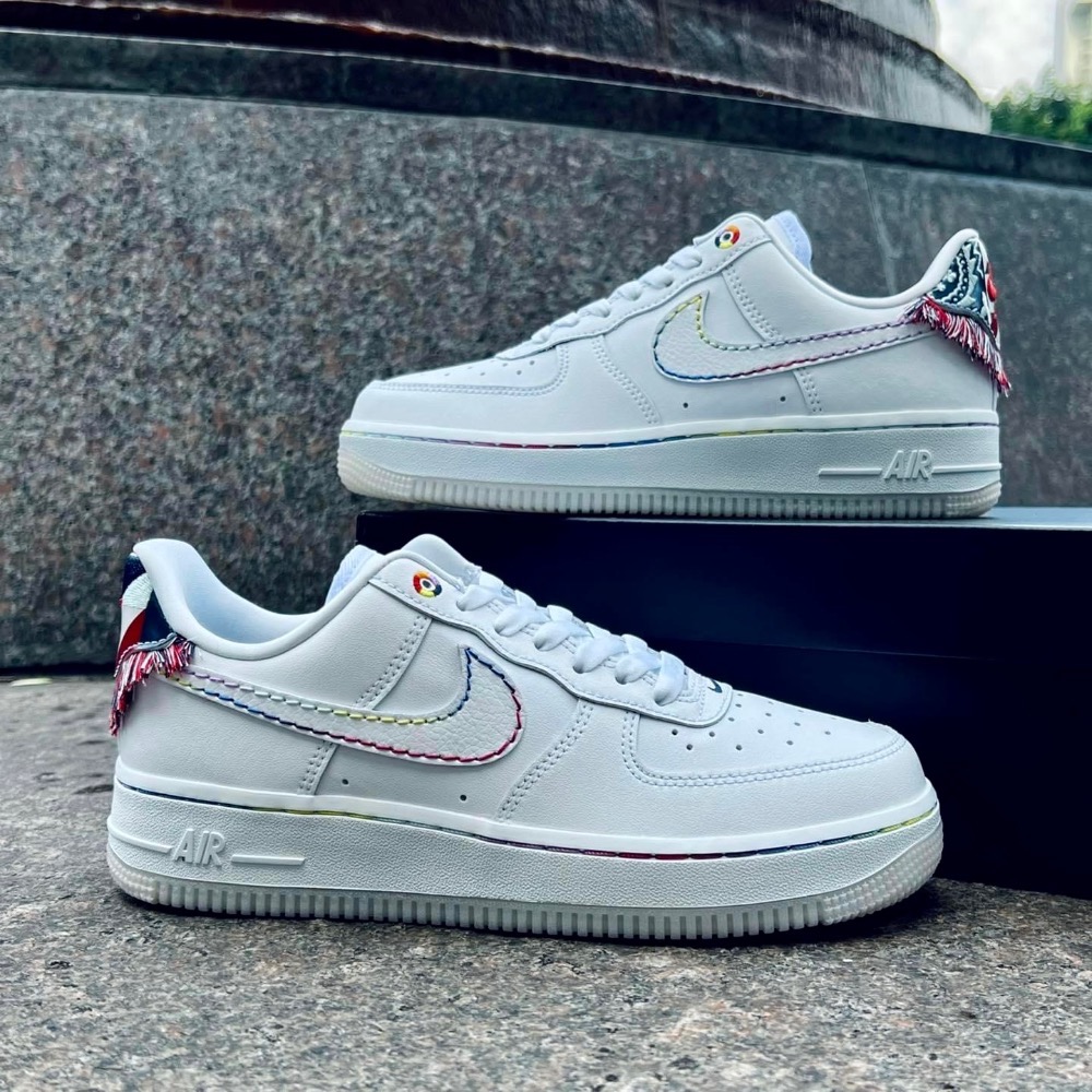 13代購 W Nike Air Force 1 07 LX 白色 女鞋 休閒鞋 復古球鞋 FN8918-111-細節圖9