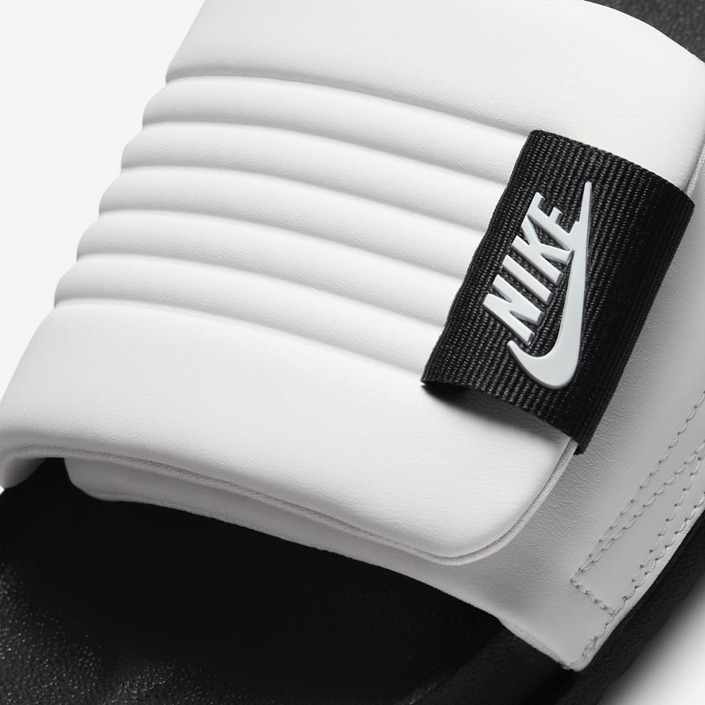 13代購 Nike Offcourt Adjust Slide 黑白 男鞋 拖鞋 運動拖鞋 DQ9624-100-細節圖5
