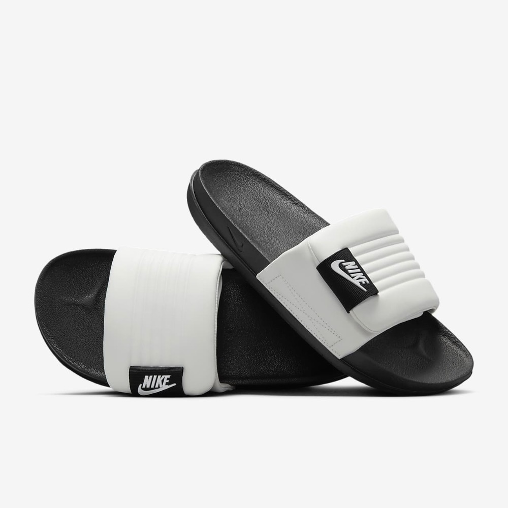 13代購 Nike Offcourt Adjust Slide 黑白 男鞋 拖鞋 運動拖鞋 DQ9624-100-細節圖7