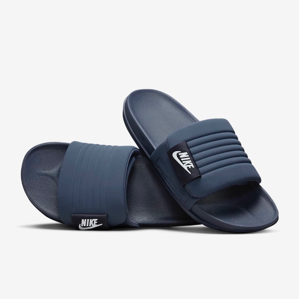 13代購 Nike Offcourt Adjust Slide 藍色 男鞋 女鞋 拖鞋 魔鬼氈 DQ9624-400-細節圖2