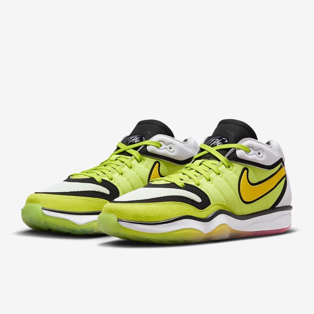 13代購 Nike Air Zoom G.T. Hustle 2 EP 綠黃白黑 男鞋 籃球鞋 DJ9404-300-細節圖2