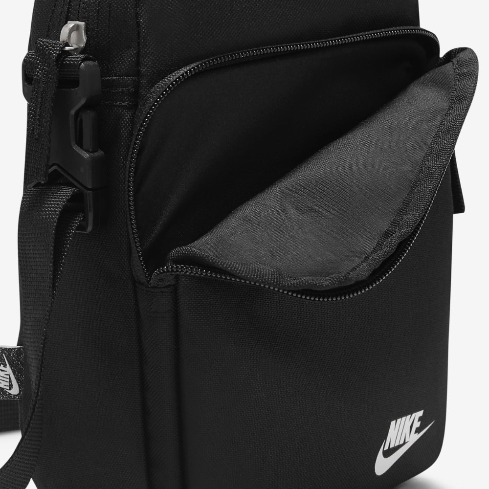 13代購 Nike Heritage Crossbody Bag 黑色 斜背包 隨身包 小包 DH7161-010-細節圖5