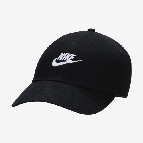 13代購 Nike Club Futura Wash Cap 黑色 帽子 棒球帽 鴨舌帽 可調 FB5368-011