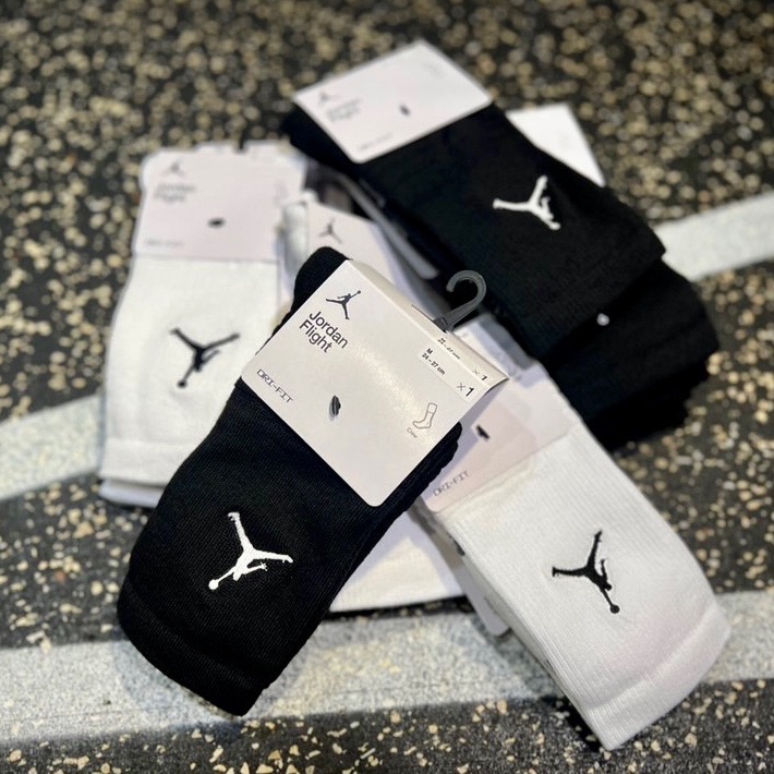 13代購 Nike Jordan Everyday Crew Sock 黑色 襪子 三雙 中筒 DX9632-010-細節圖5