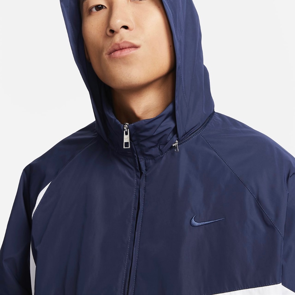 13代購 Nike Swoosh WVN JKT 藍白 男裝 外套 風衣外套 連帽外套 FB7878-410-細節圖6