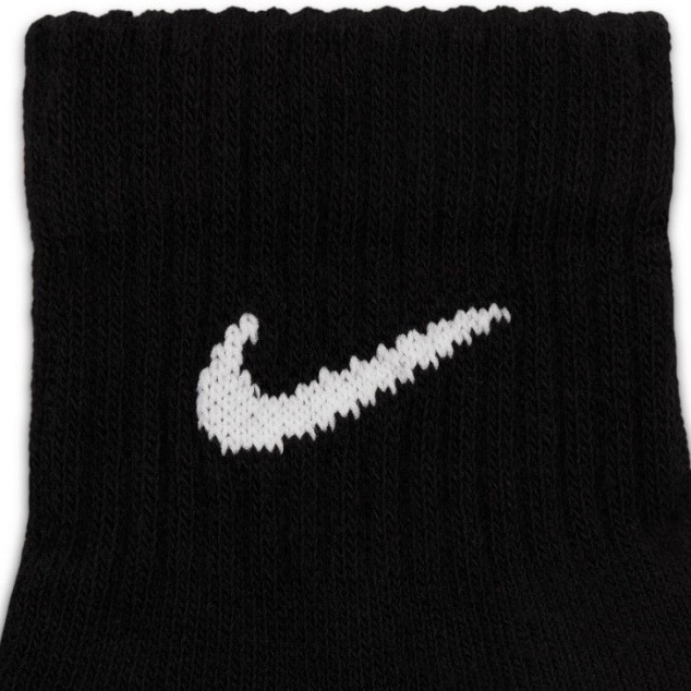 代購Nike Everyday Lightweight Sock 黑色襪子過踝三雙SX7677-010