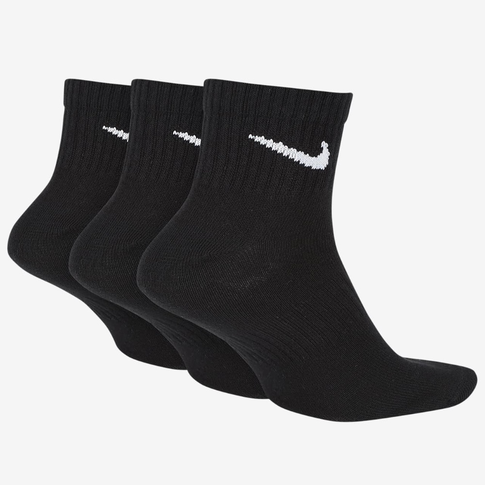 13代購 Nike Everyday Lightweight Sock 黑色 襪子 過踝 三雙 SX7677-010-細節圖2