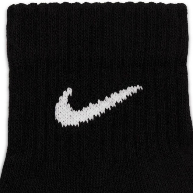 13代購 Nike Everyday Lightweight Sock 黑色 襪子 過踝 三雙 SX7677-010-細節圖3