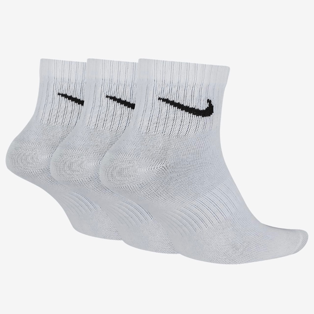 13代購 Nike Everyday Lightweight Sock 白色 襪子 過踝 三雙 SX7677-100-細節圖2