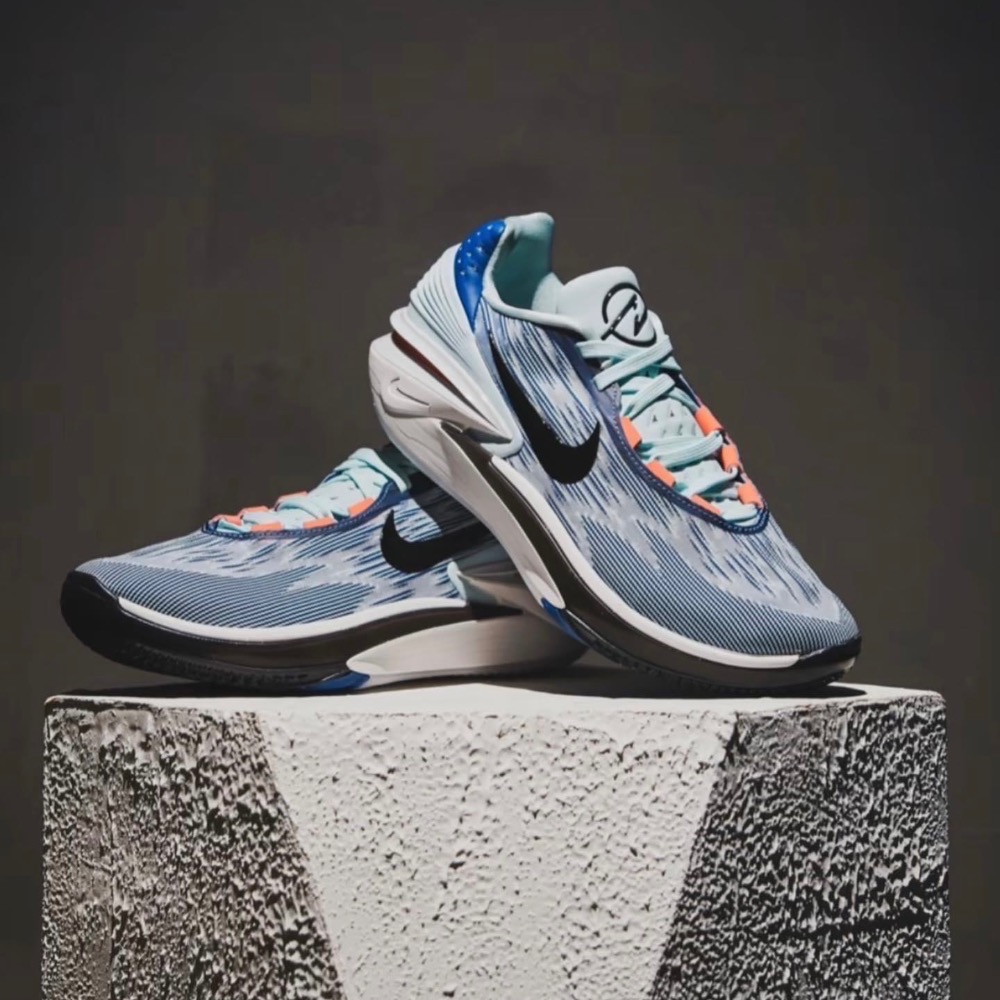 13代購 Nike Air Zoom G.T. Cut 2 EP 藍白黑 男鞋 女鞋 籃球鞋 DJ6013-404-細節圖9