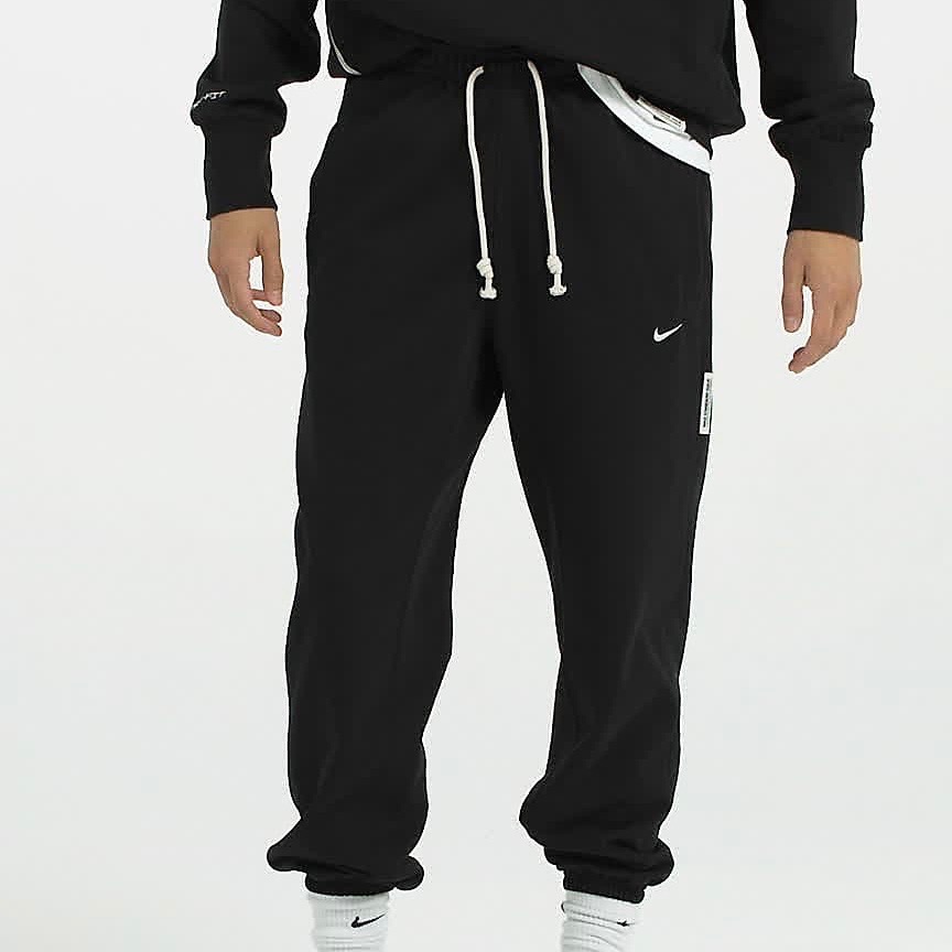 13代購 Nike Standard Issue Pants 黑色 男裝 長褲 棉褲 縮口褲 CK6366-010-細節圖7