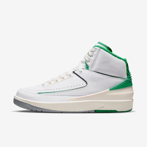 13代購 Nike Air Jordan 2 Retro 白綠 男鞋 休閒鞋 復古球鞋 喬丹 DR8884-103