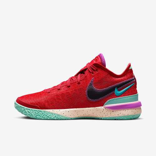 13代購 Nike Zoom LeBron NXXT Gen EP 紅黑綠 男鞋 籃球鞋 LBJ DR8788-600