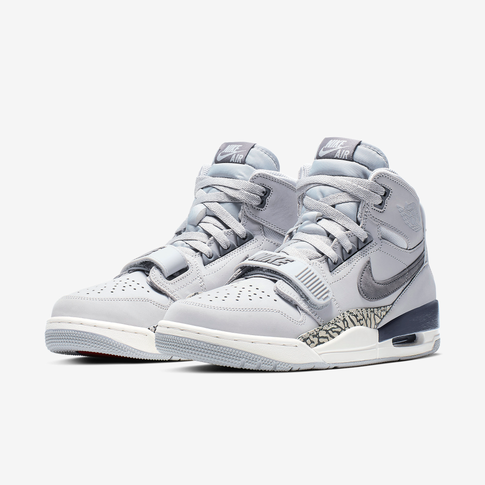 13代購 Nike Air Jordan Legacy 312 灰白黑 男鞋 休閒鞋 氣墊 喬丹 AV3922-002-細節圖2