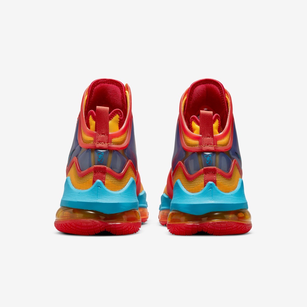 13代購 Nike LeBron XIX EP 橘黃紅 男鞋 籃球鞋 James LBJ 氣墊 DC9342-800-細節圖6