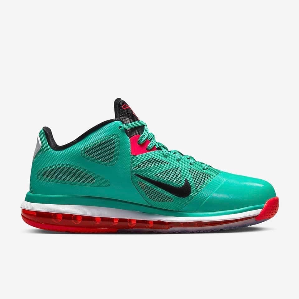 13代購 Nike LeBron IX Low EP 綠紅黑白 男鞋 籃球鞋 James LBJ DQ6400-300-細節圖3