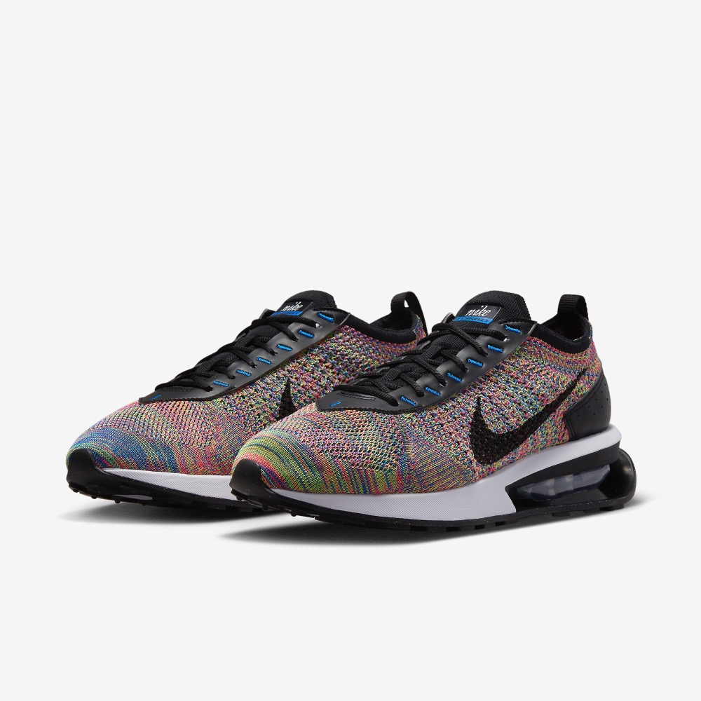 13代購 Nike Air Max Flyknit Racer 彩虹 男鞋 休閒鞋 編織 氣墊 FD2765-900-細節圖2