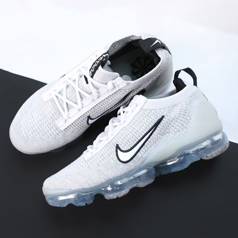 13代購 Nike Air VaporMax 2021 FK 灰白黑 男鞋 休閒鞋 編織 全氣墊 DH4084-100-細節圖10