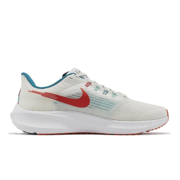 13代購 Nike Air Zoom Pegasus 39 白紅藍 男鞋 慢跑鞋 訓練鞋 氣墊 FD4322-161-細節圖3