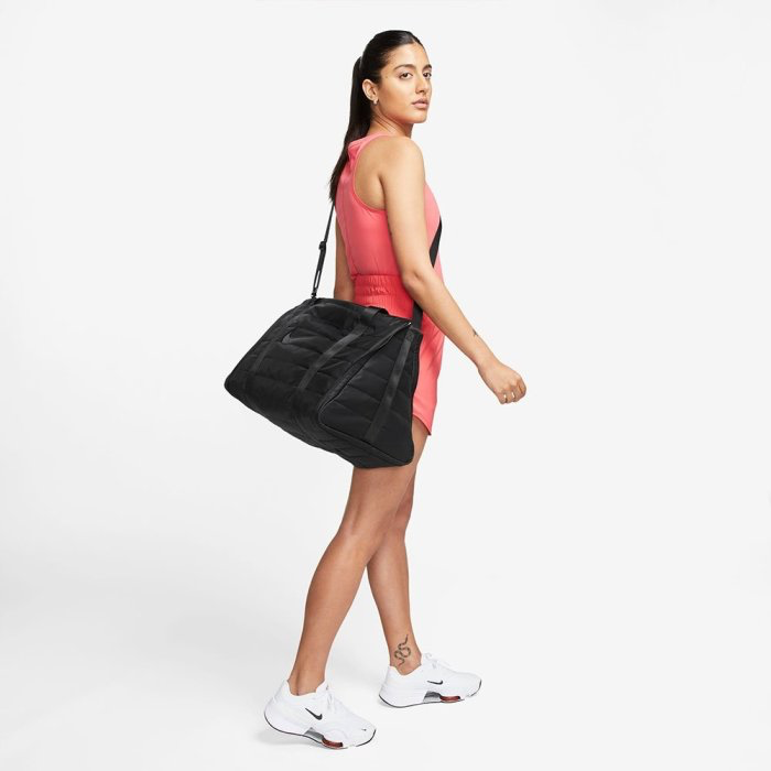 13代購 Nike Stash Duff SWDC 2 Bag 黑色 托特包 旅行袋 可收納 DV9255-010-細節圖8