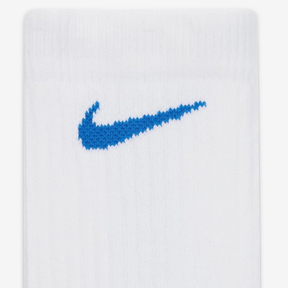 13代購 Nike Elite Crew Socks 白藍 籃球襪 高筒 小腿肚 SX7622-111-細節圖4