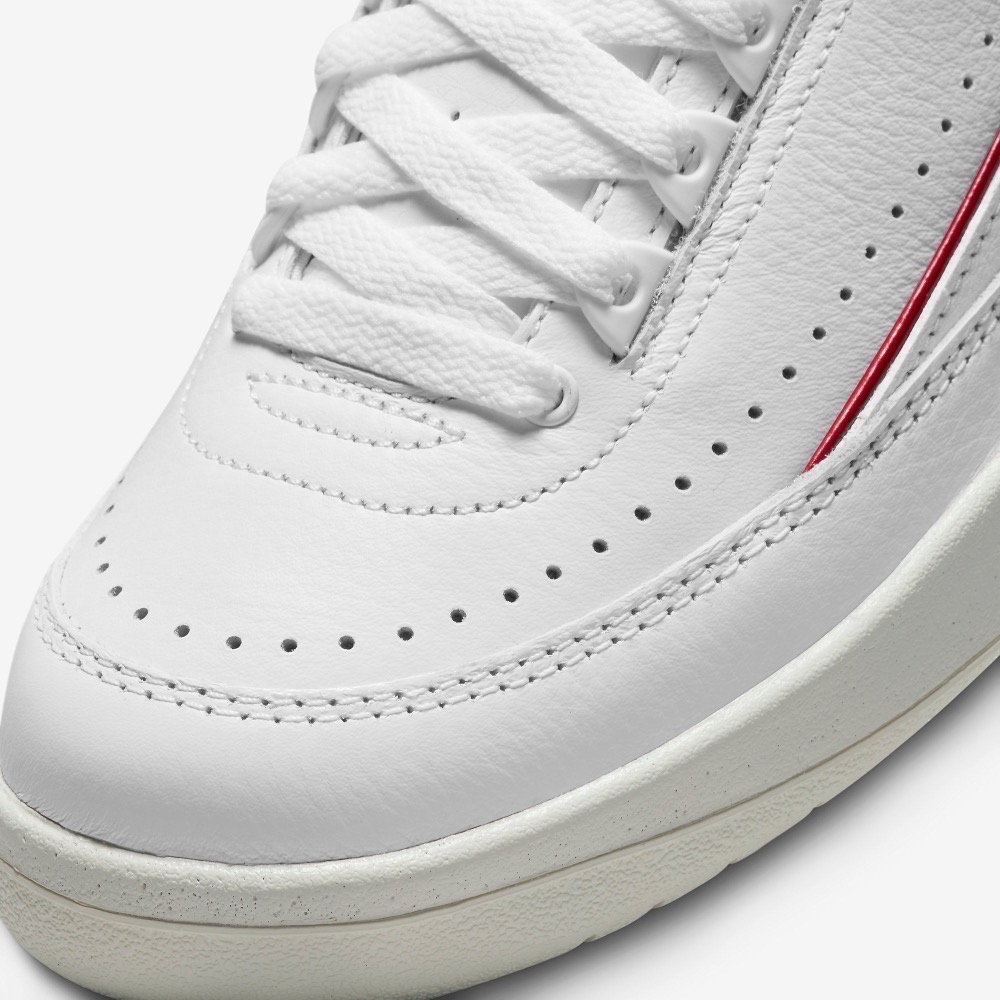13代購 W Nike Air Jordan 2 Retro Low 白藍紅 女鞋 男鞋 休閒鞋 DX4401-164-細節圖7
