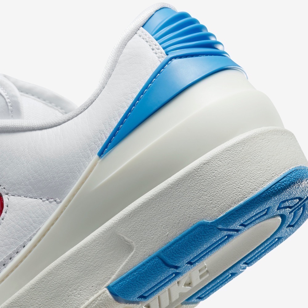 13代購 W Nike Air Jordan 2 Retro Low 白藍紅 女鞋 男鞋 休閒鞋 DX4401-164-細節圖8