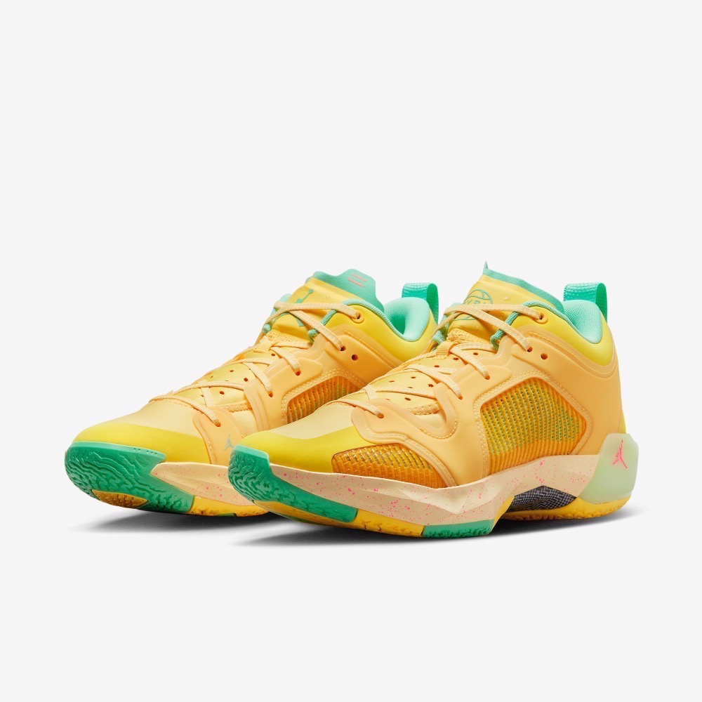 13代購 Nike Air Jordan XXXVII Low PF 黃綠 男鞋 籃球鞋 喬丹 DX5567-800-細節圖2