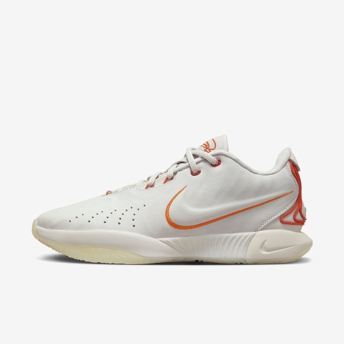 13代購 Nike LeBron XXI EP 米白橘 男鞋 籃球鞋 James FV2346-001