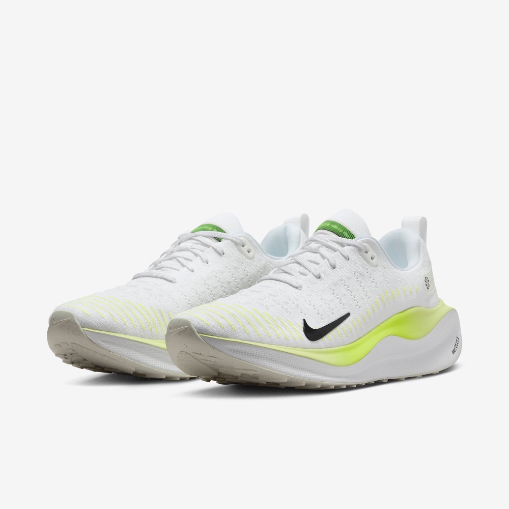 13代購 Nike ReactX Infinity Run 4 白黃 男鞋 慢跑鞋 訓練鞋 DR2665-101-細節圖2