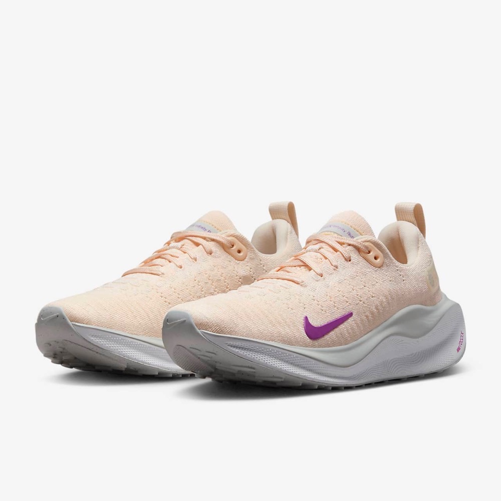 13代購 Nike W ReactX Infinity Run 4 粉橘白 女鞋 慢跑鞋 訓練鞋 DR2670-800-細節圖2