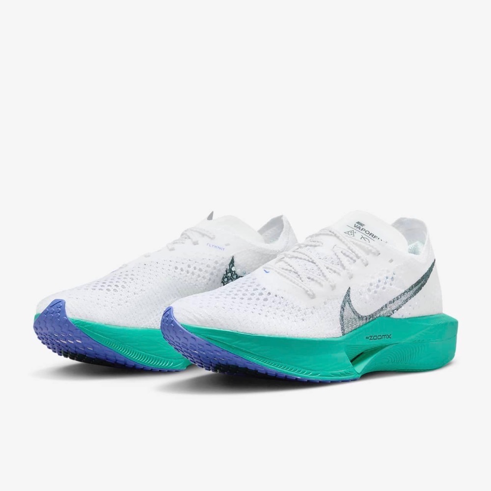 13代購W Nike ZoomX Vaporfly Next% 3 白綠女鞋慢跑鞋碳纖維DV4130-102