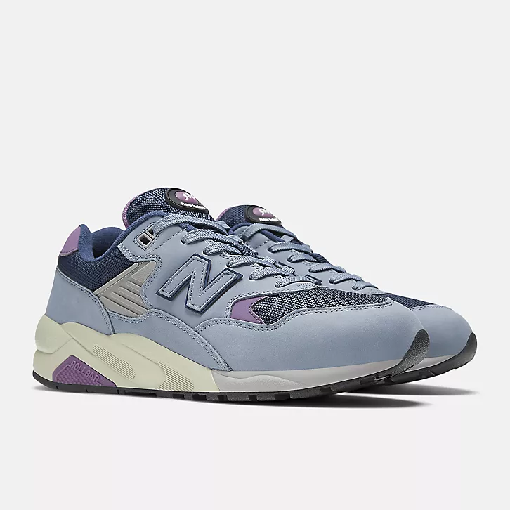 13代購 New Balance NB 580 藍紫白 男鞋 女鞋 休閒鞋 復古球鞋 IU 李知恩 MT580VB2-D-細節圖2