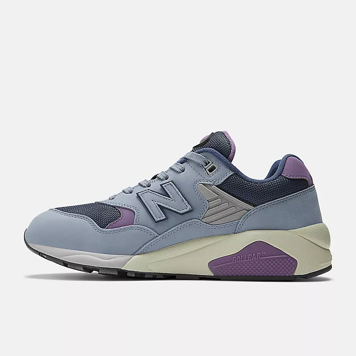 13代購 New Balance NB 580 藍紫白 男鞋 女鞋 休閒鞋 復古球鞋 IU 李知恩 MT580VB2-D-細節圖3