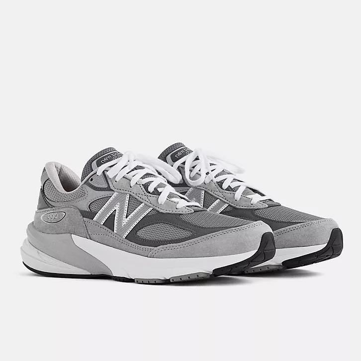 13代購 New Balance NB 990 V6 Made In US 美製 灰白 男鞋 休閒鞋 M990GL6-細節圖2