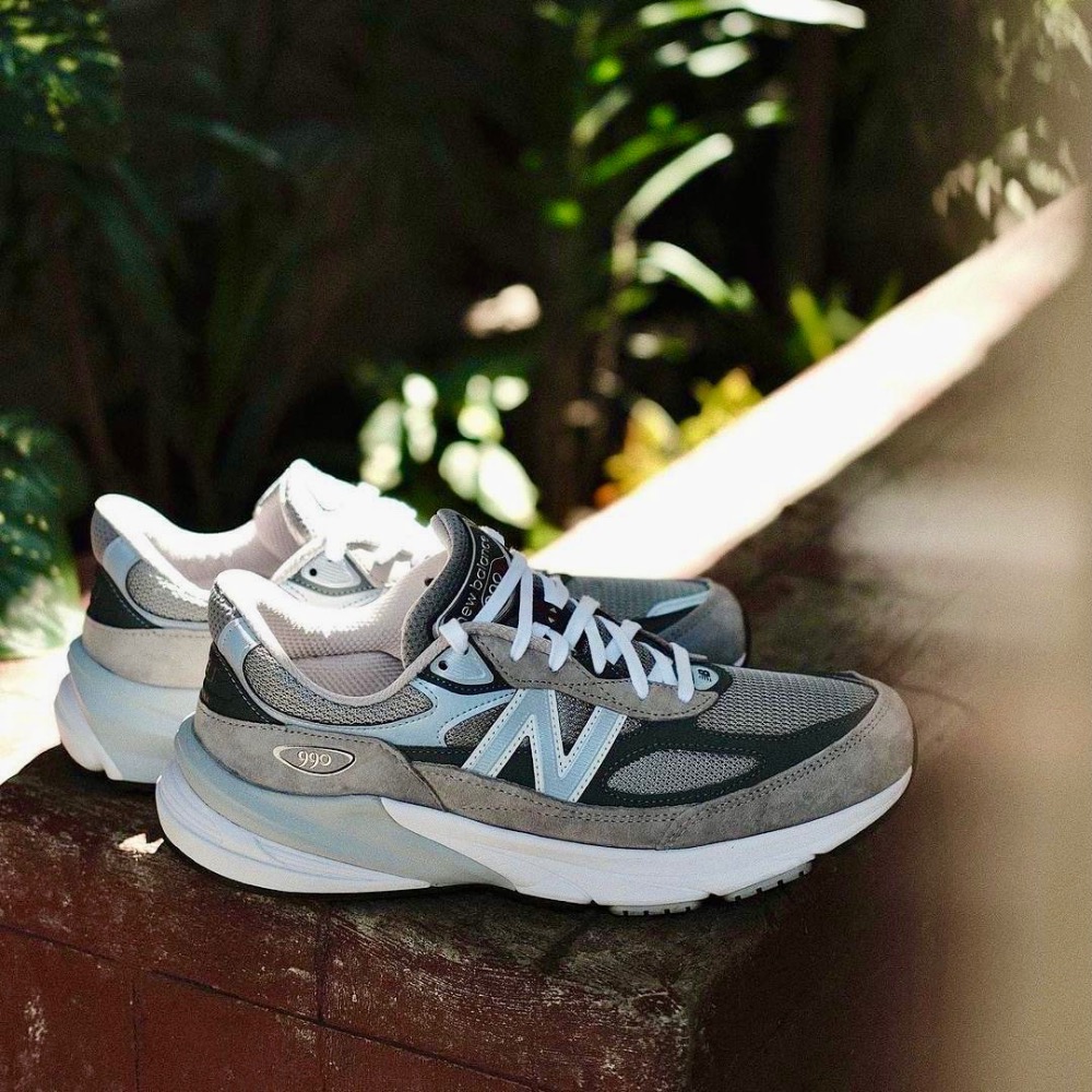 13代購 New Balance NB 990 V6 Made In US 美製 灰白 男鞋 休閒鞋 M990GL6-細節圖11