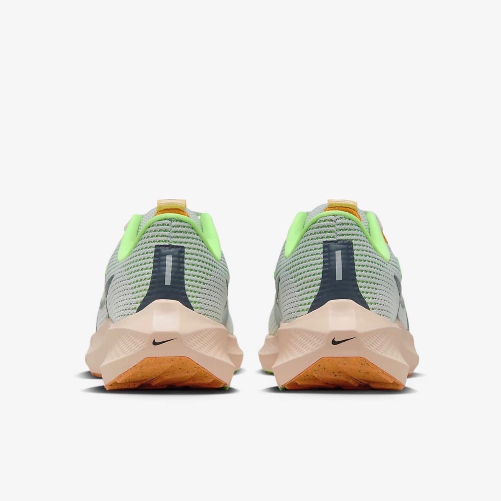 13代購 W Nike Air Zoom Pegasus 40 灰橘綠 女鞋 慢跑鞋 飛馬 反光 DV3854-006-細節圖6